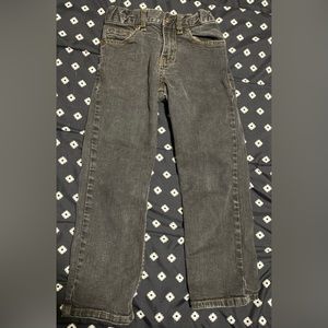 💰2/$10 Kids Black Denim Jean size 6R